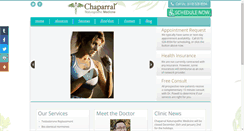 Desktop Screenshot of chaparralnatmed.com